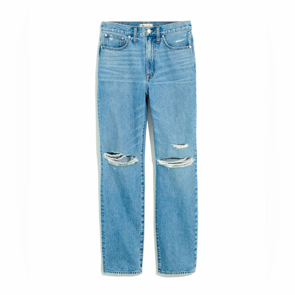 NWOT Madewell petite vintage straight jean in Berrimore wash size 24